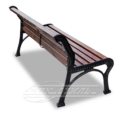 Скамейка чугунная «Стиль» без подлокотников.  �5